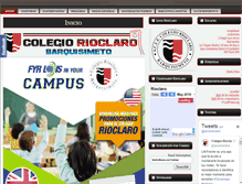 Tablet Screenshot of colegiorioclaro.com.ve